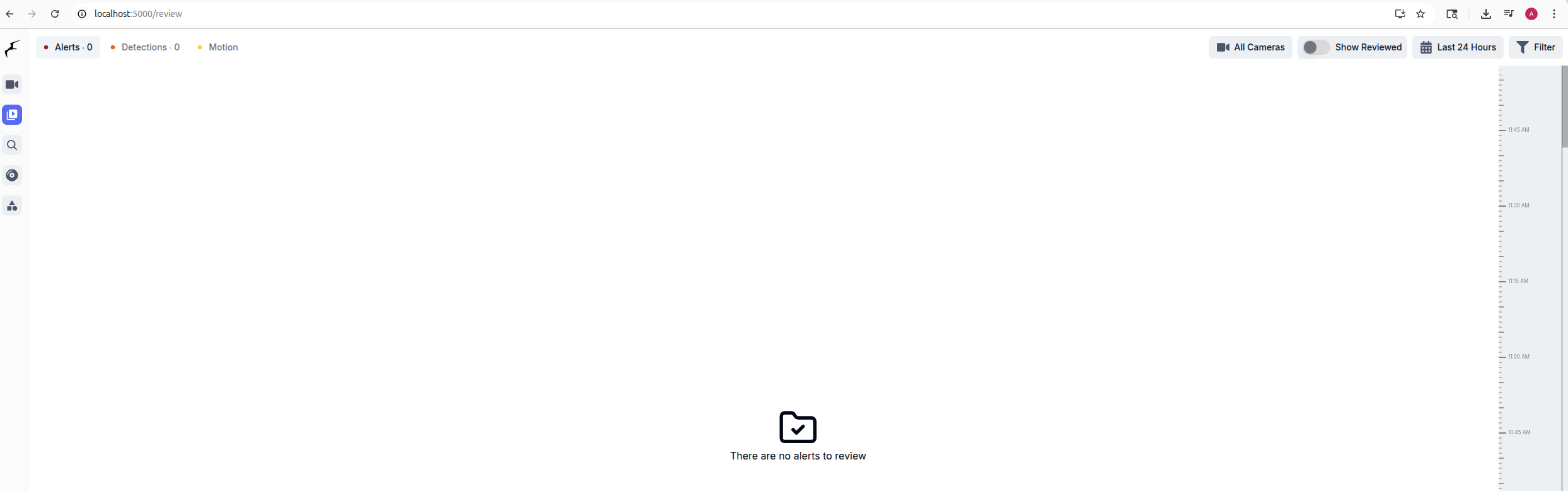 Recording Review Interface